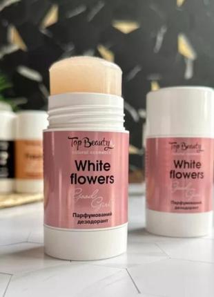 Сухий дезодорант з пробіотиком top beauty , white flowers