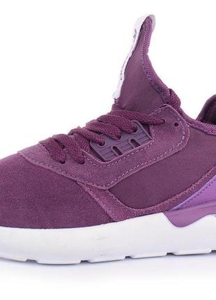 Кроссовки женские adidas tubular violet замшевые , фиолетовый, 39