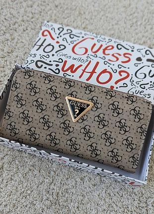 Кошелек guess женский кошелек гесс серый