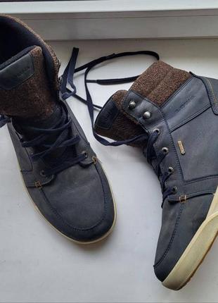 Кожаные зимние мужские на мембране gore tex lowa molveno