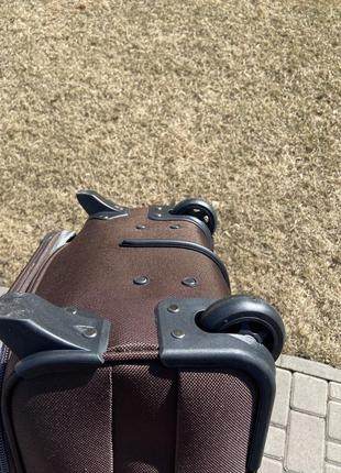3 шт комплект чемоданов дорожный тканевый польша на колесах wings с подшипником7 фото