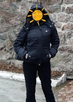 Пуховик adidas короткий