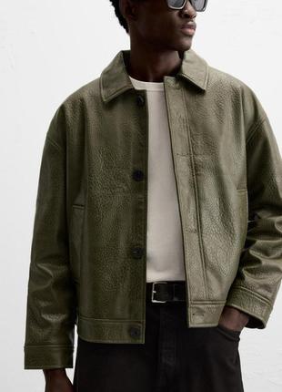 Шкiряна куртка zara original spain10 фото