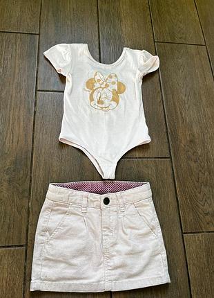 Рожеве боді на дівчинку 104 см