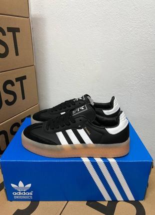 Adidas sobakov black gum sole