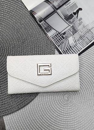 Кошелек guess женский кошелек гесс белый стеганый
