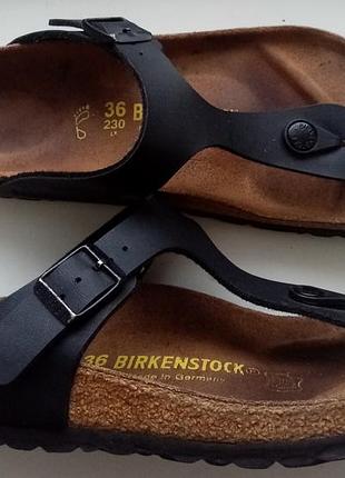 23 см. шлепанцы вьетнамки birkenstock gizeh (оригинал)