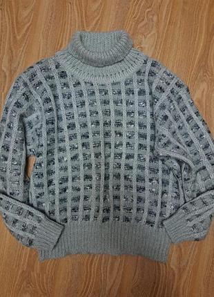 Свитер тёплый шерстяной 46-48 3