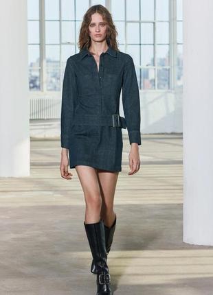 Коротка джинсова сукня zw collection
