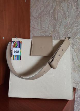 Сумка шкіряна каркасна