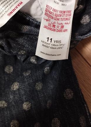 Джинсова спідниця на резинці 4