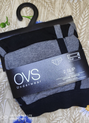 Труси чоловічі бріфи,сліпи набір 2 шт від ovs італія розмір євро м