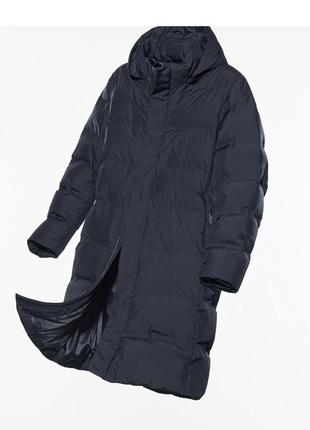 Seamles бесшовный длинный пуховик uniqlo япония