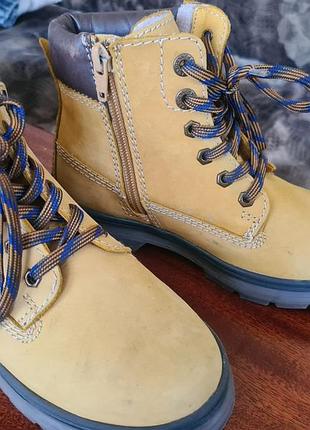 Черевики для дівчинки з натурального нубуку.  демісезон