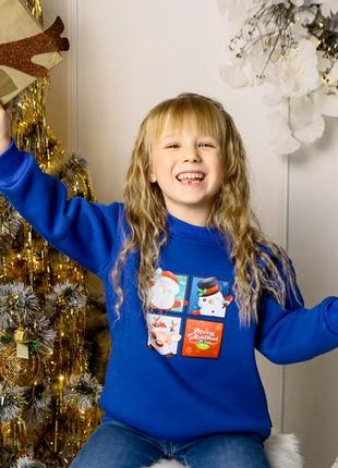 Світшот новорічний на флісі