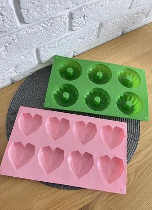 Силіконові форми для випічки кексів