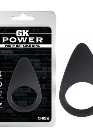 Кольцо эрекционное gk power party hat со стимуляцией клитора  18+