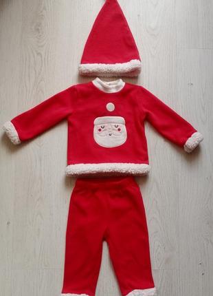 Новогодний флисовый костюмчик на 1 годик.
