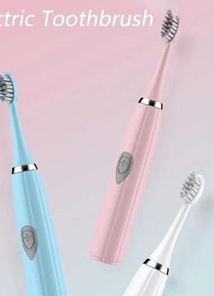 Электрическая ультразвуковая зубная щетка ultradent на батарейках