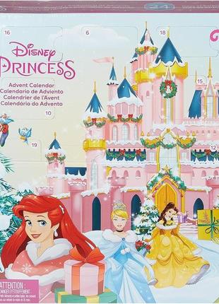 Disney адвент календарь принцессы princess hlx06 advent calendar movie tiana cinderella ariel belle
