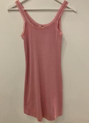 Ночнушка-майка victoria's secret ribbed sleepshir