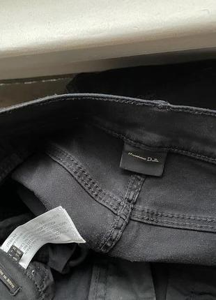 Штани джинсы massimo dutti оригінал прямі чорні класичні брюки джинси