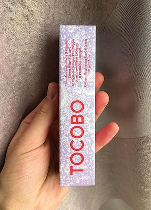 Освітлюючий крем-гель з колагеном для зони навколо очей tocobo collagen brightening eye gel cream, 30 ml, токобо крем під очі з ретинолом