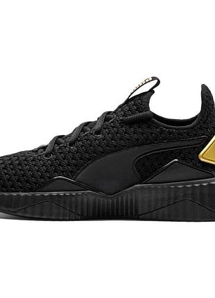 Кроссовки черные женские для тренировок sneaker puma defy varsity8 фото