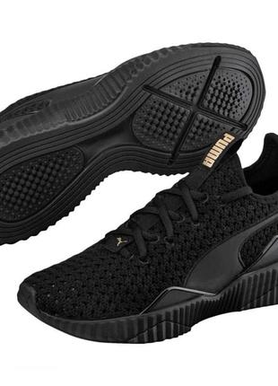 Кроссовки черные женские для тренировок sneaker puma defy varsity7 фото