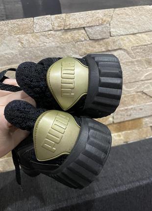 Кроссовки черные женские для тренировок sneaker puma defy varsity6 фото