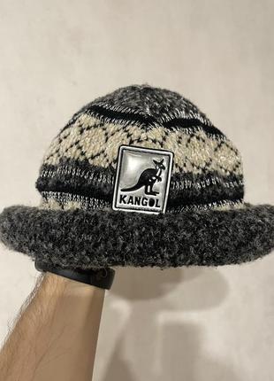 Шапка kangol мінібіні зимовий капелюх тепла модна модна панама кепка в'язана бейсболка повсякденна