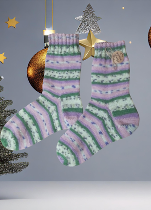 Женские носки ручной работы, теплые носки