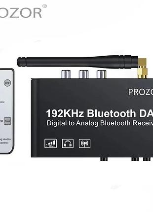 Цифро-аналоговий перетворювач bluetooth rca, dac конвертор. 192 кгц