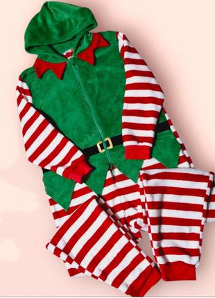 Тепла флісова піжама ельф