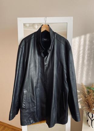 Куртка плащ з натуральної шкіри reiss