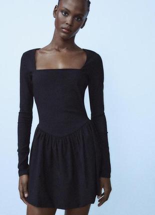 Zara коротка сукня-балон