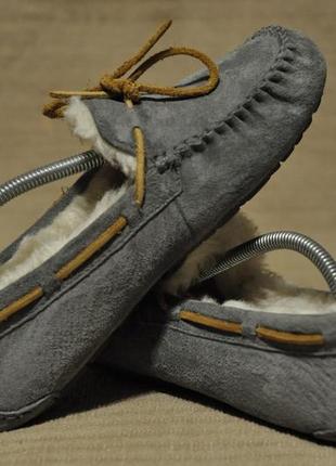 Дуже теплі фірмові сірі зимові сліпери ugg australia 38 р. (24 см.)