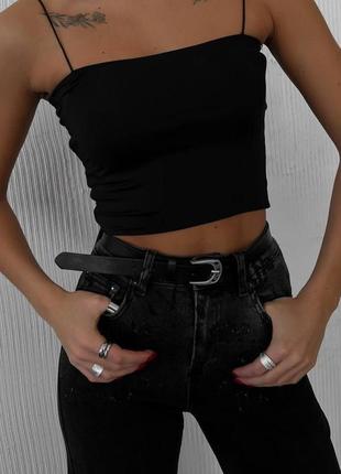 Топы женские на тонких бретелях
