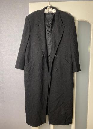 Довге пальто oversized, двобортне пальто