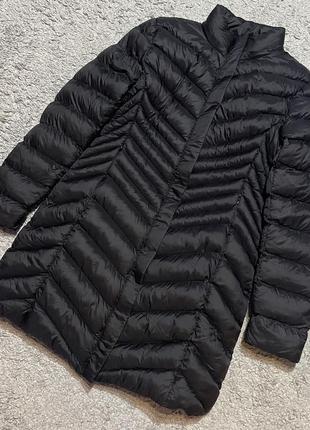 Фірмова, тепла, подовжена, застібна куртка moncler