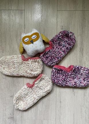 Handmade тепле домашнє взуття для вашої сімʼї ручна робота