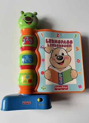 Музыкальная книга fisher price, немецкий язык