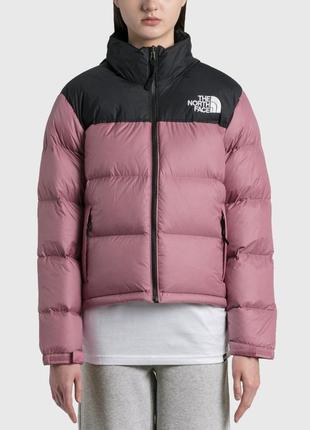 The north face 1996 retro nuptse jacket оригинал, женский пуховик the north face 700 розовая черная