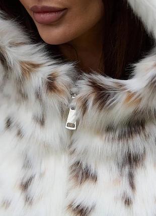 Костюм снегурочки с зимним узором, короткий голубой