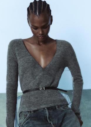 Жакет женский серый с пачкой zara new