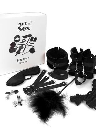 Bdsm-набір бдсм bdsm set, чорний, 9 предметів