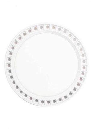 Світильник світлодіодний панельний led regina 32w 3000-6000k 2880лм o350 білий пластик. арт. 51-312-011 тм