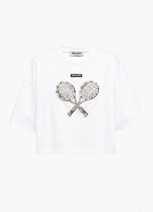 Miu miu футболка оригинал м