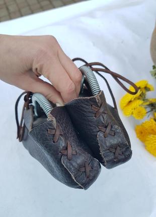 Уникальные оригинальные кожаные средневековые кельтские хиппи бохо сандалии балетки на...