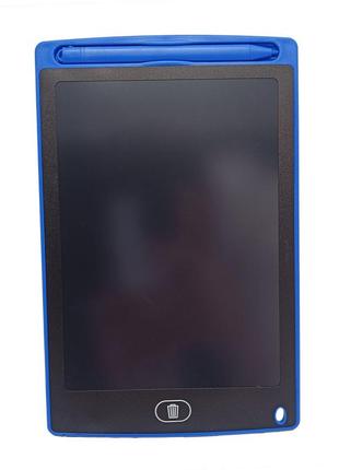 Дитячий ігровий планшет для малювання lcd екран "stitch" zb-96 blue